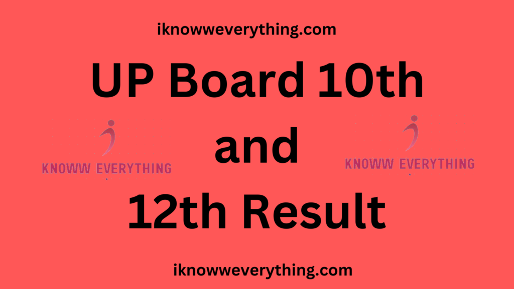 UP Board 10th and 12th Result